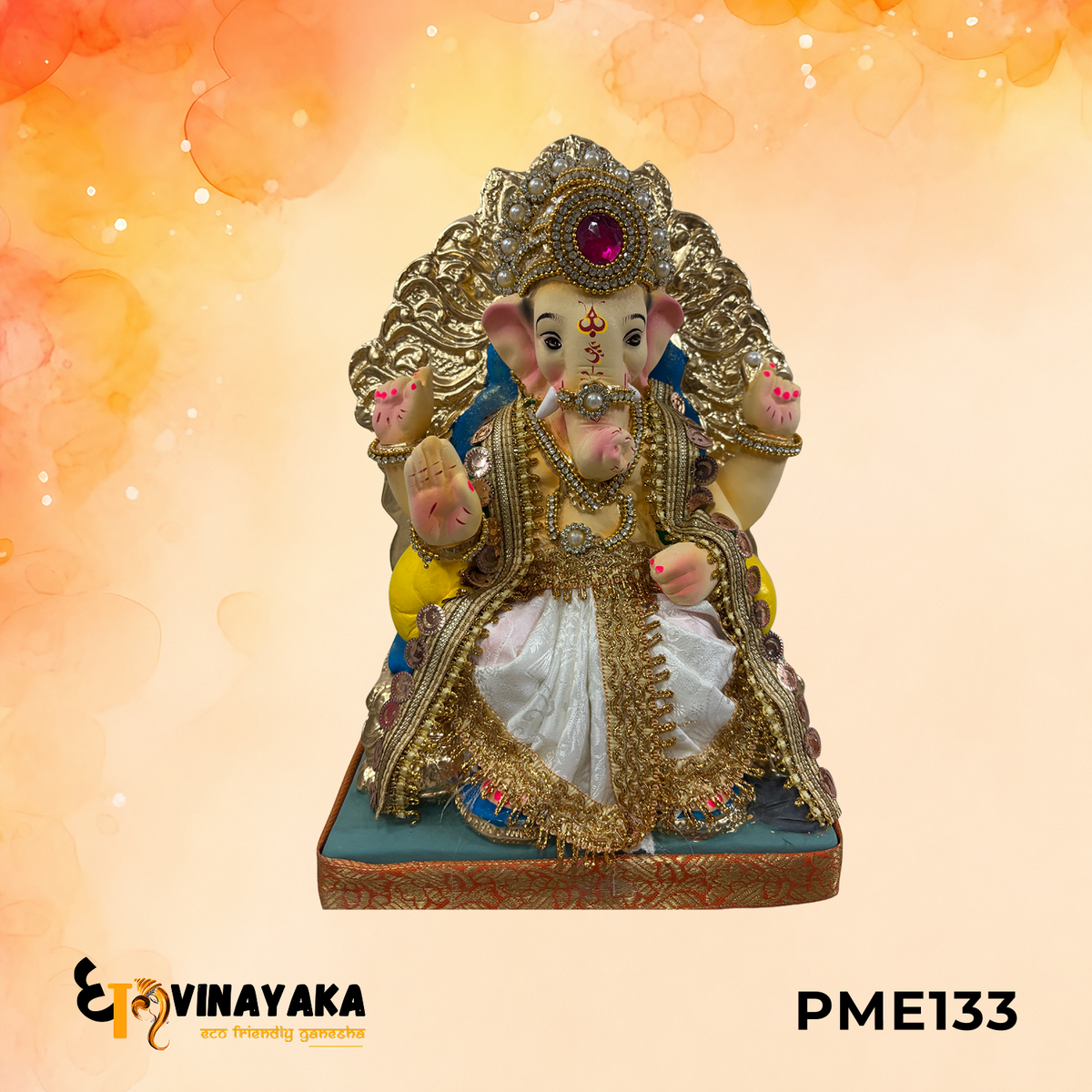 PME133 - 15 Inch Eco Friendly Ganesha Idol