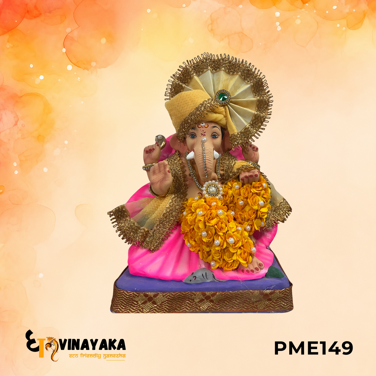 PME149 - 15 Inch Eco Friendly Ganesha Idol