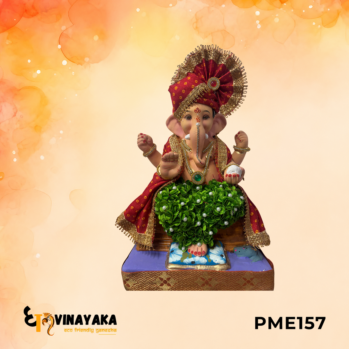 PME157 - 15 Inch Eco Friendly Ganesha Idol