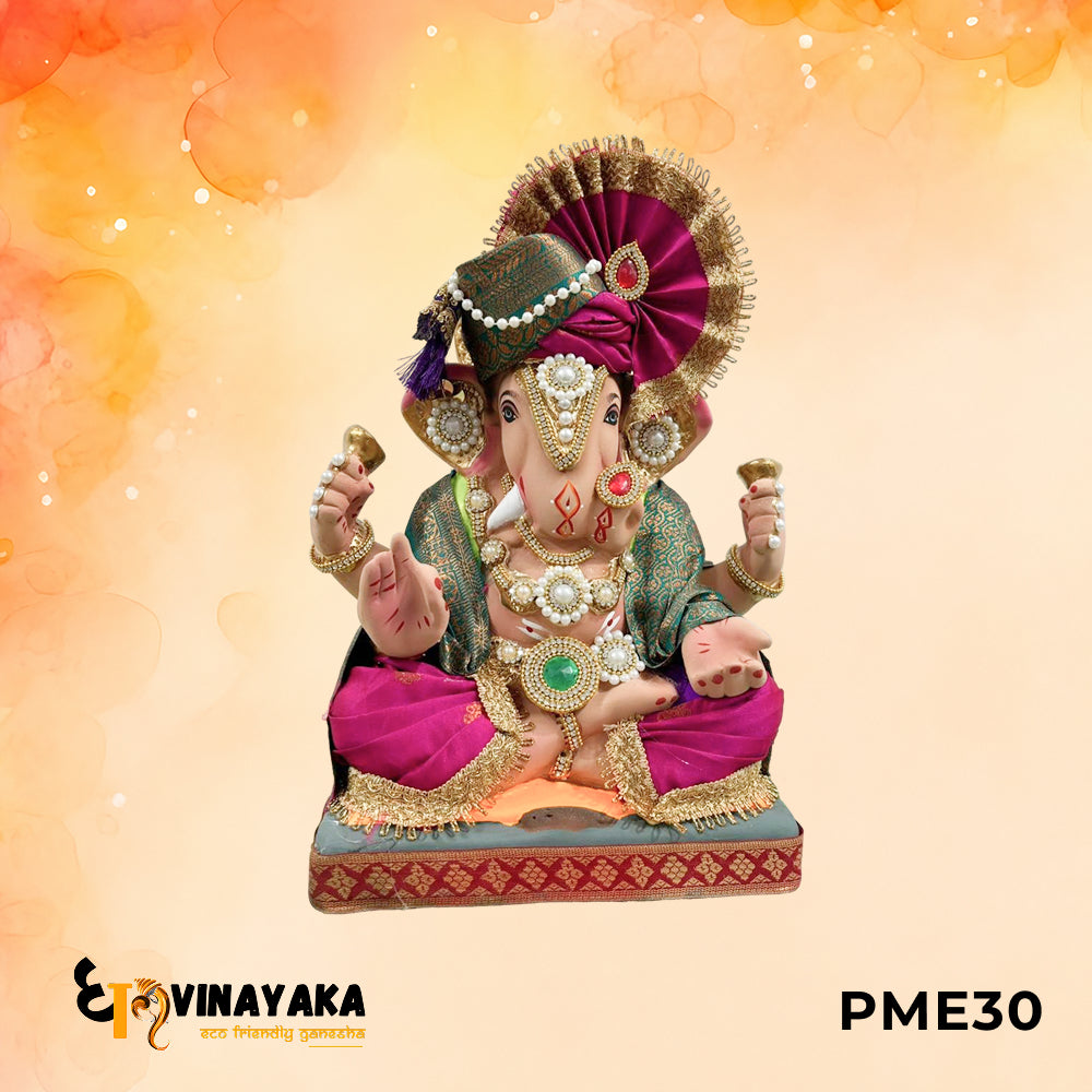 PME30 - 15 Inch Eco Friendly Ganesha Idol