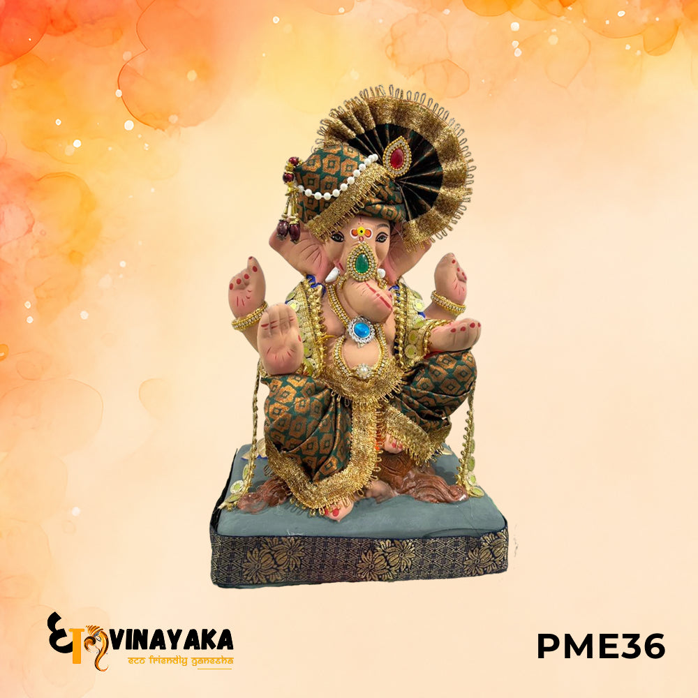 PME36 - 15 Inch Eco Friendly Ganesha Idol