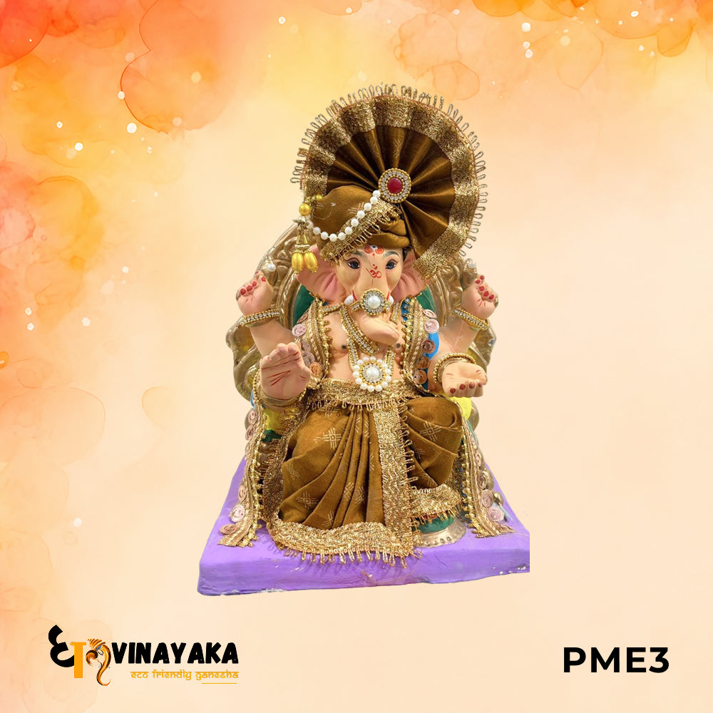 PME3 - 15 Inch Eco Friendly Ganesha Idol