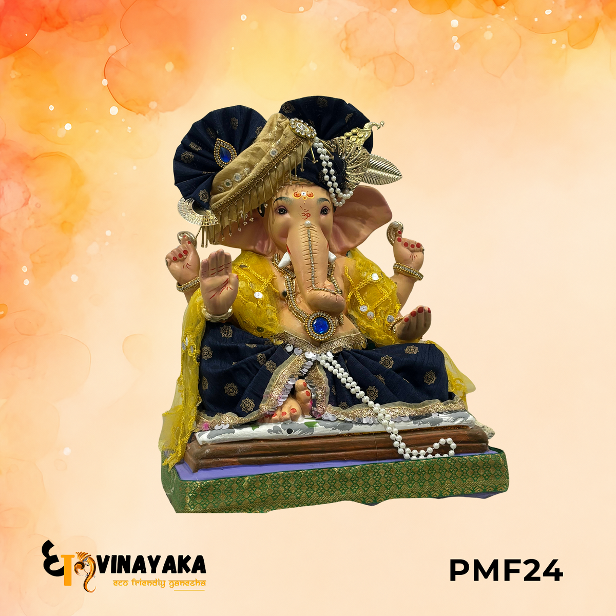 PMF24 - 18 Inch Eco Friendly Ganesha Idol
