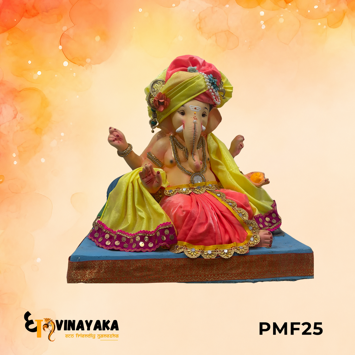 PMF25 - 18 Inch Eco Friendly Ganesha Idol