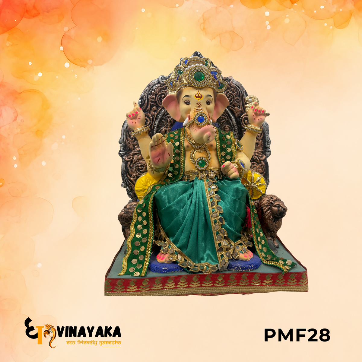 PMF28 - 18 Inch Eco Friendly Ganesha Idol