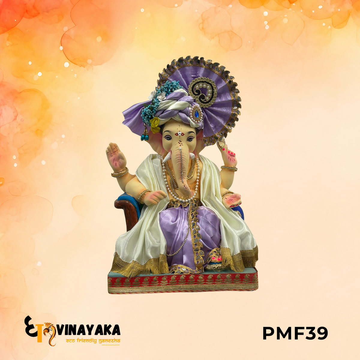 PMF39 - 18 Inch Eco Friendly Ganesha Idol
