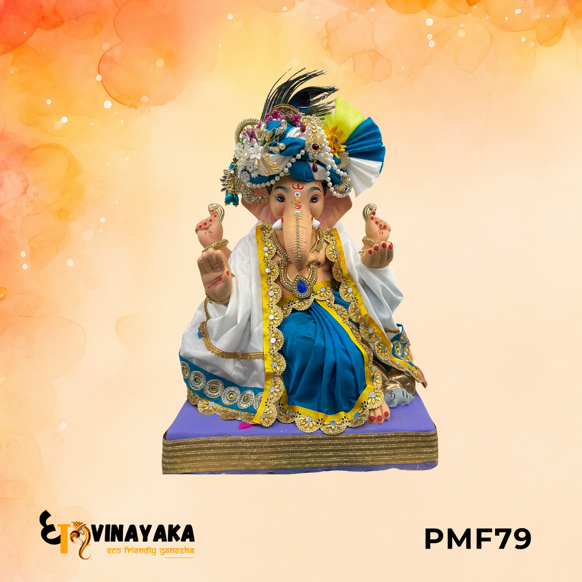 PMF79 - 18 Inch Eco Friendly Ganesha Idol
