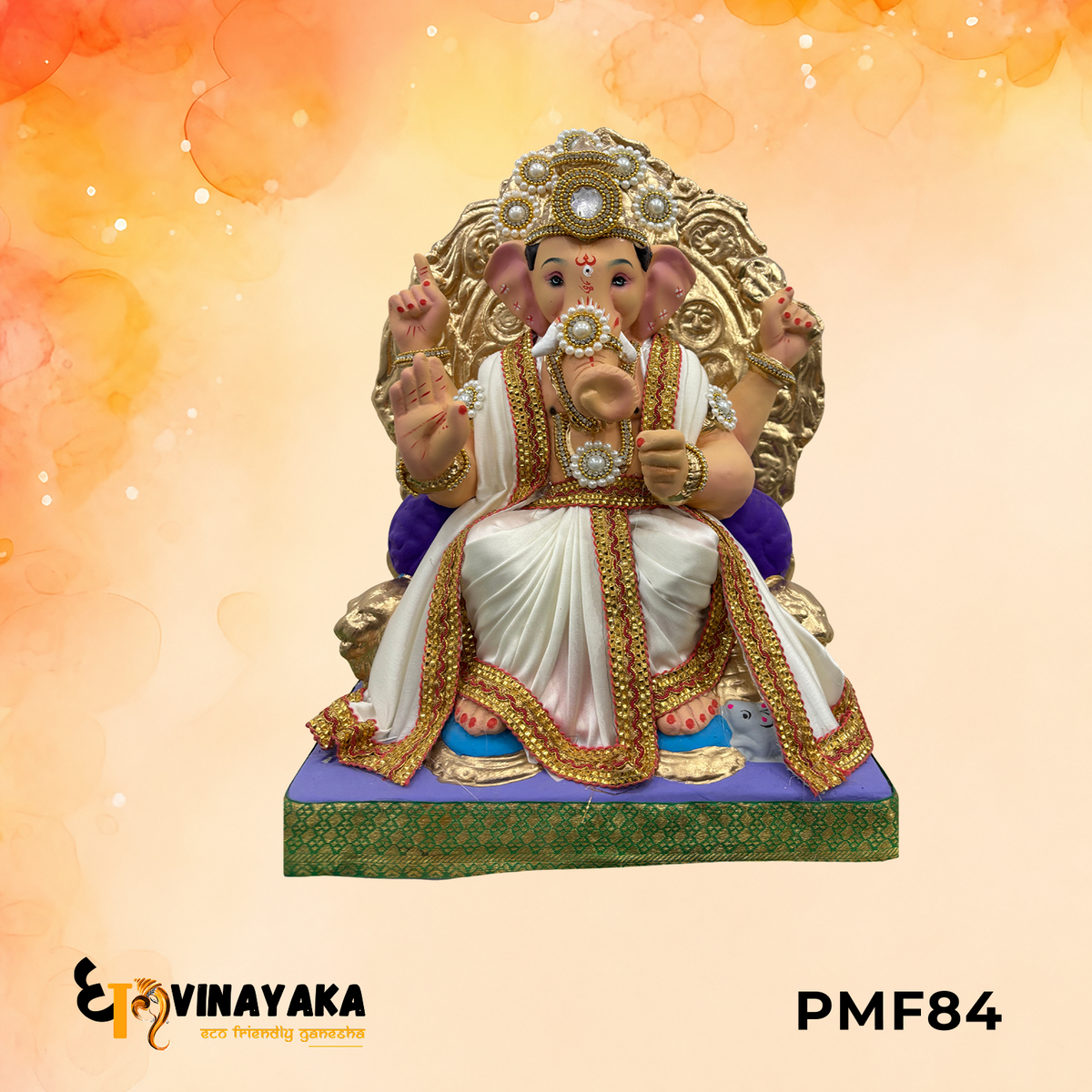 PMF84 - 18 Inch Eco Friendly Ganesha Idol