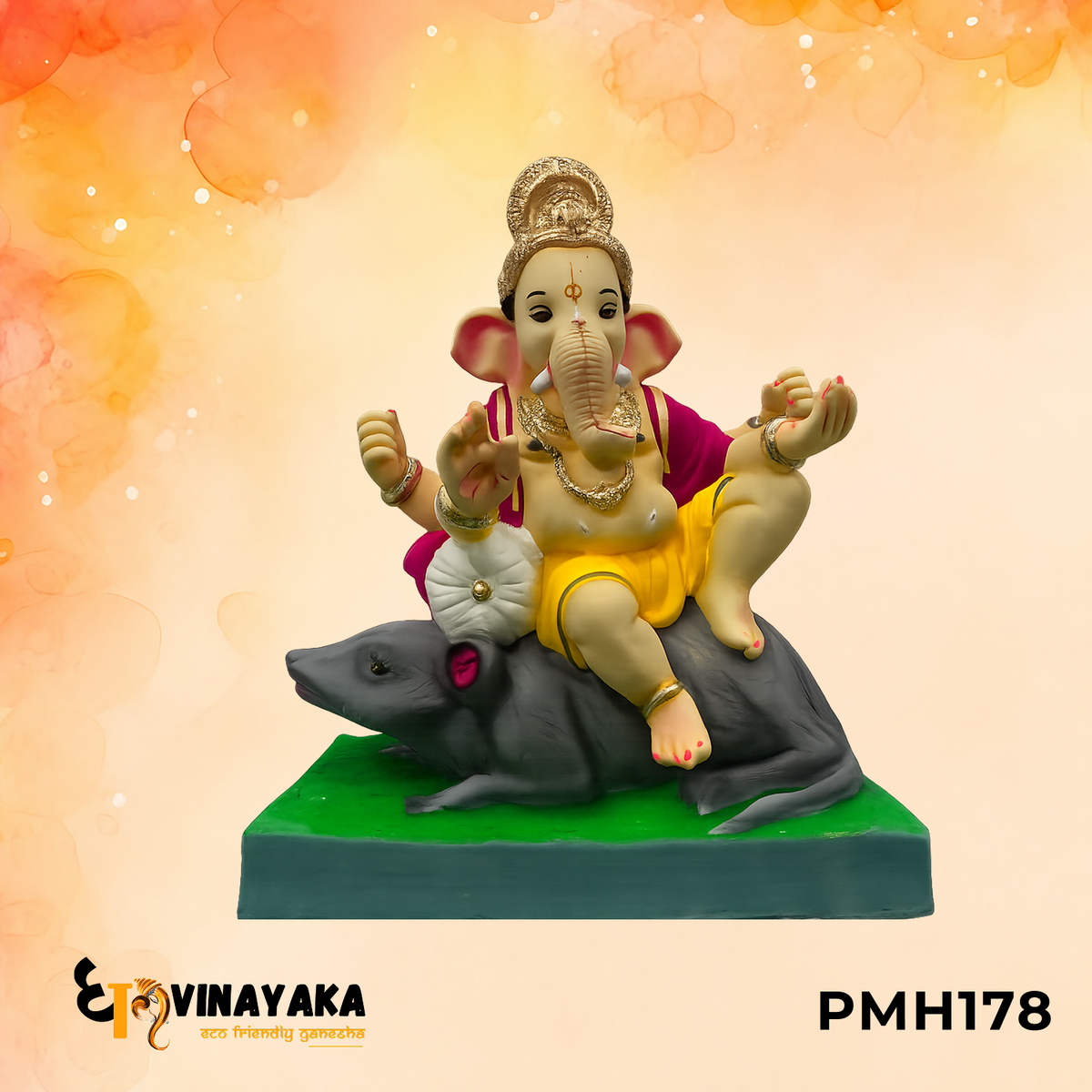 PMH178 - 24 Inch Eco Friendly Ganesha Idol