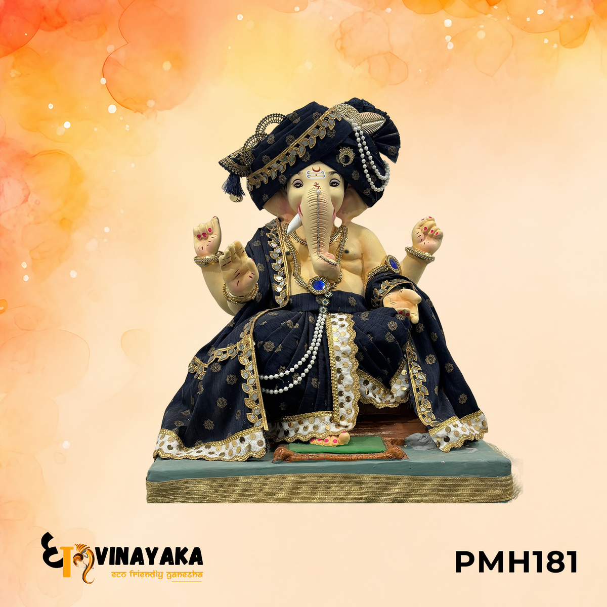 PMH181 - 24 Inch Eco Friendly Ganesha Idol