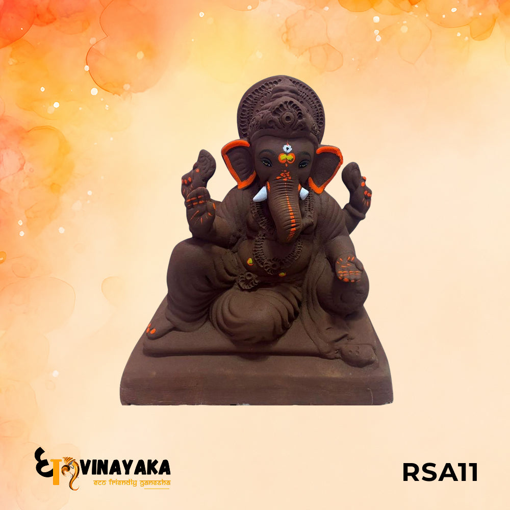 RSA11 - 12 Inch Eco Friendly Ganesha Idol
