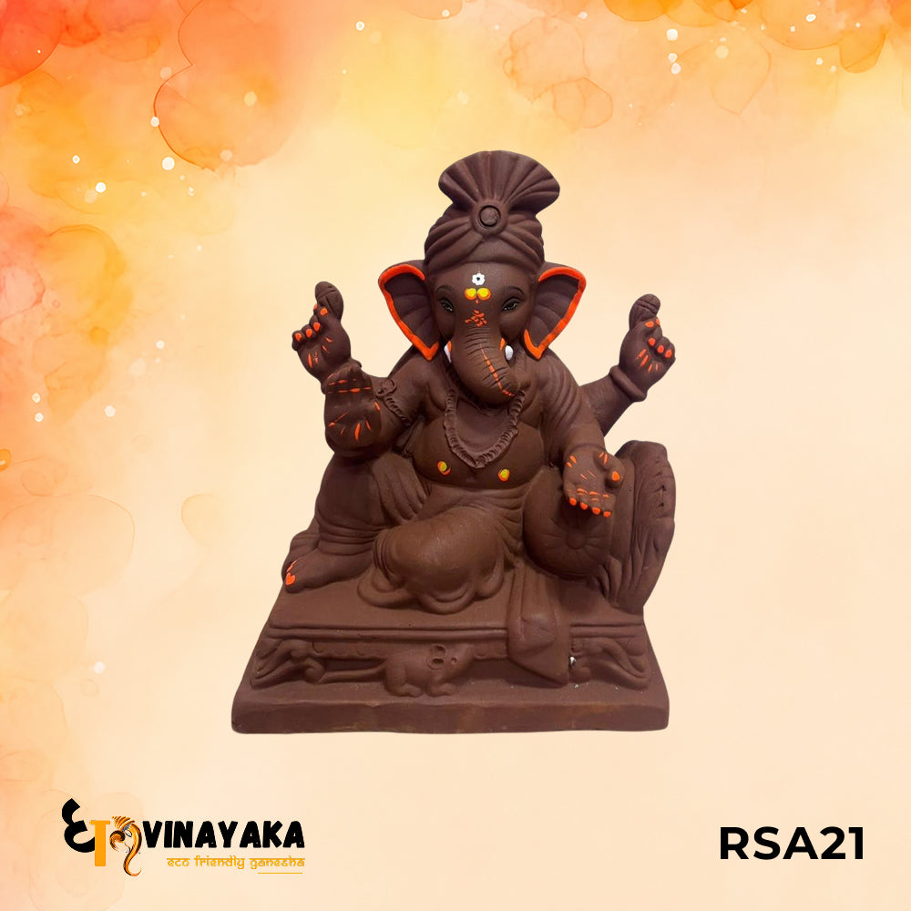 RSA21 - 12 Inch Eco Friendly Ganesha Idol