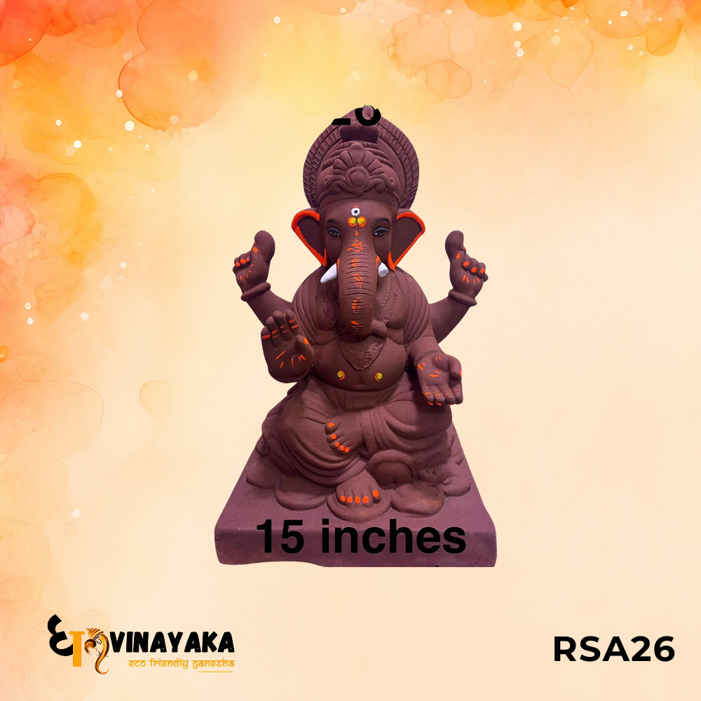 RSA26 - 15 Inch Eco Friendly Ganesha Idol