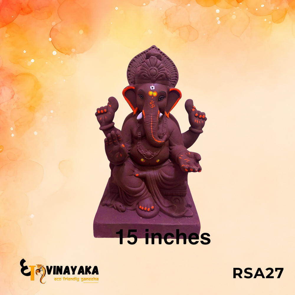 RSA27 - 15 Inch Eco Friendly Ganesha Idol