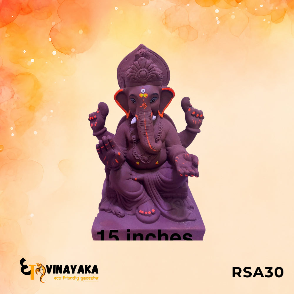 RSA30 - 15 Inch Eco Friendly Ganesha Idol
