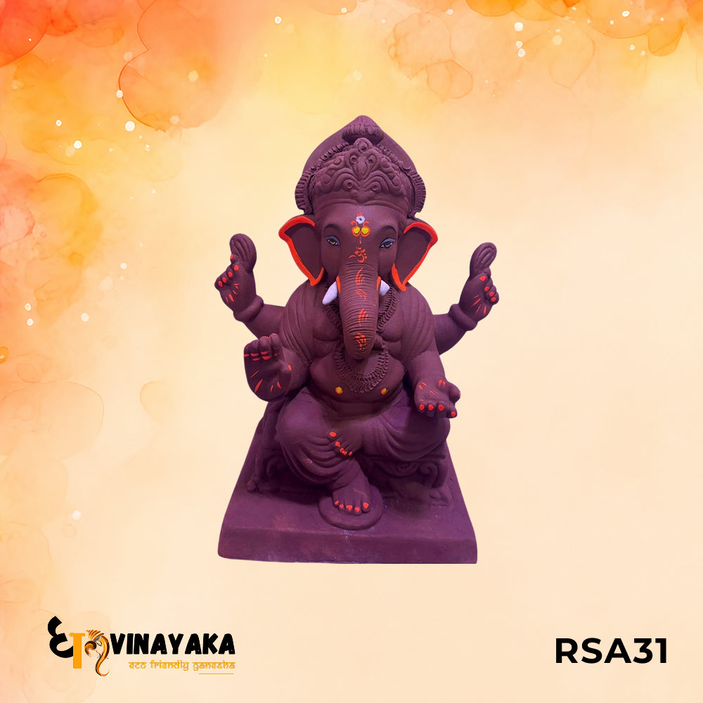 RSA31 - 15 Inch Eco Friendly Ganesha Idol