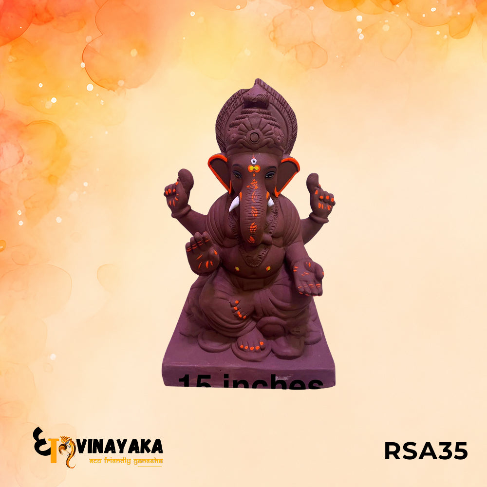 RSA35 - 15 Inch Eco Friendly Ganesha Idol