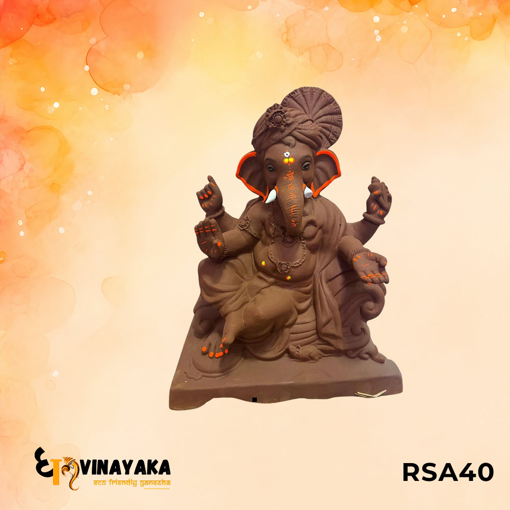 RSA40 - 18 Inch Eco Friendly Ganesha Idol