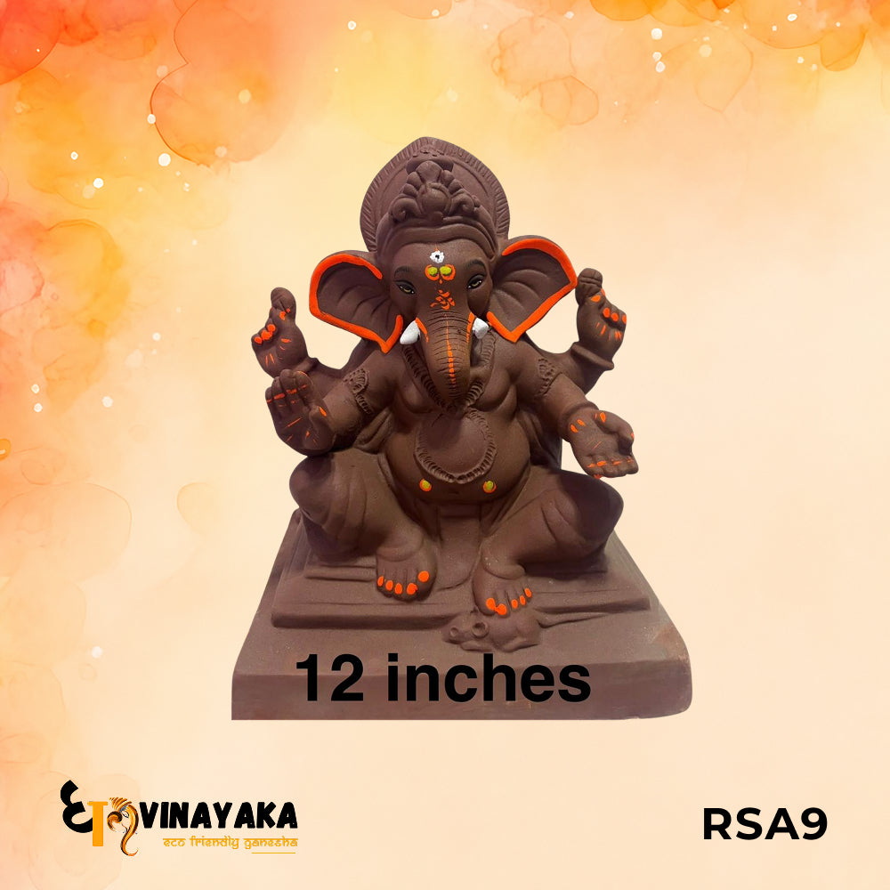 RSA9 - 12 Inch Eco Friendly Ganesha Idol