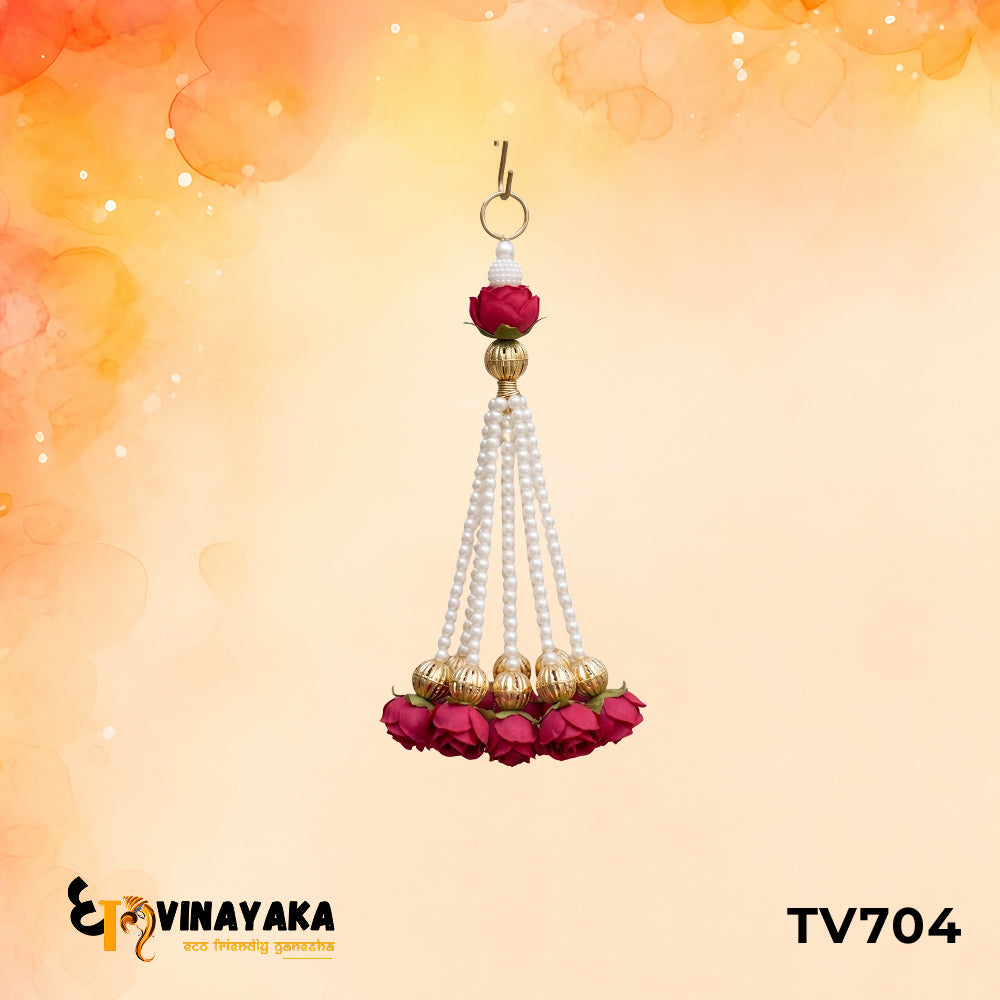TV704 - Red Rose Hanging (Single Piece)