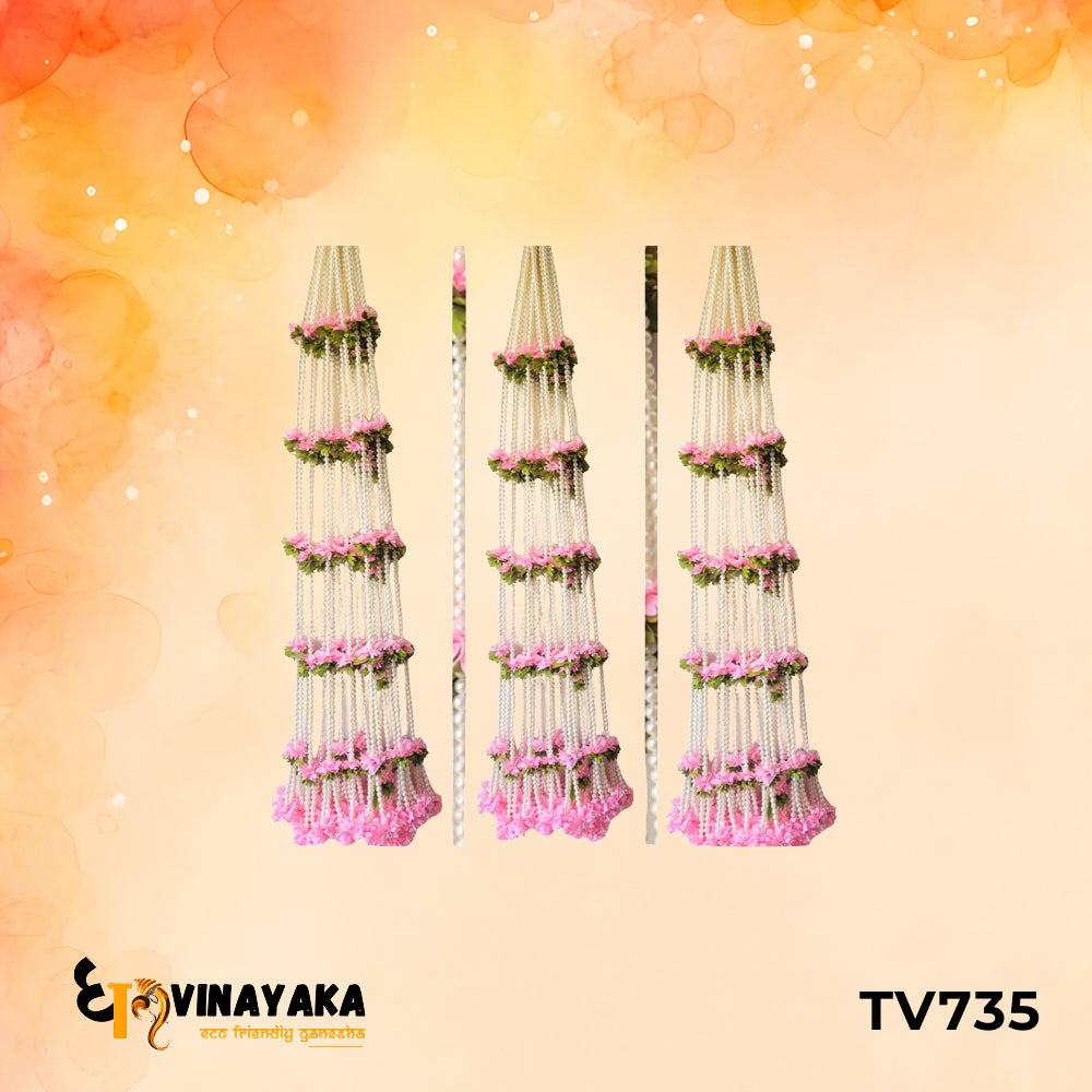 TV735 - Pink Pearl Hanging (Single Piece)